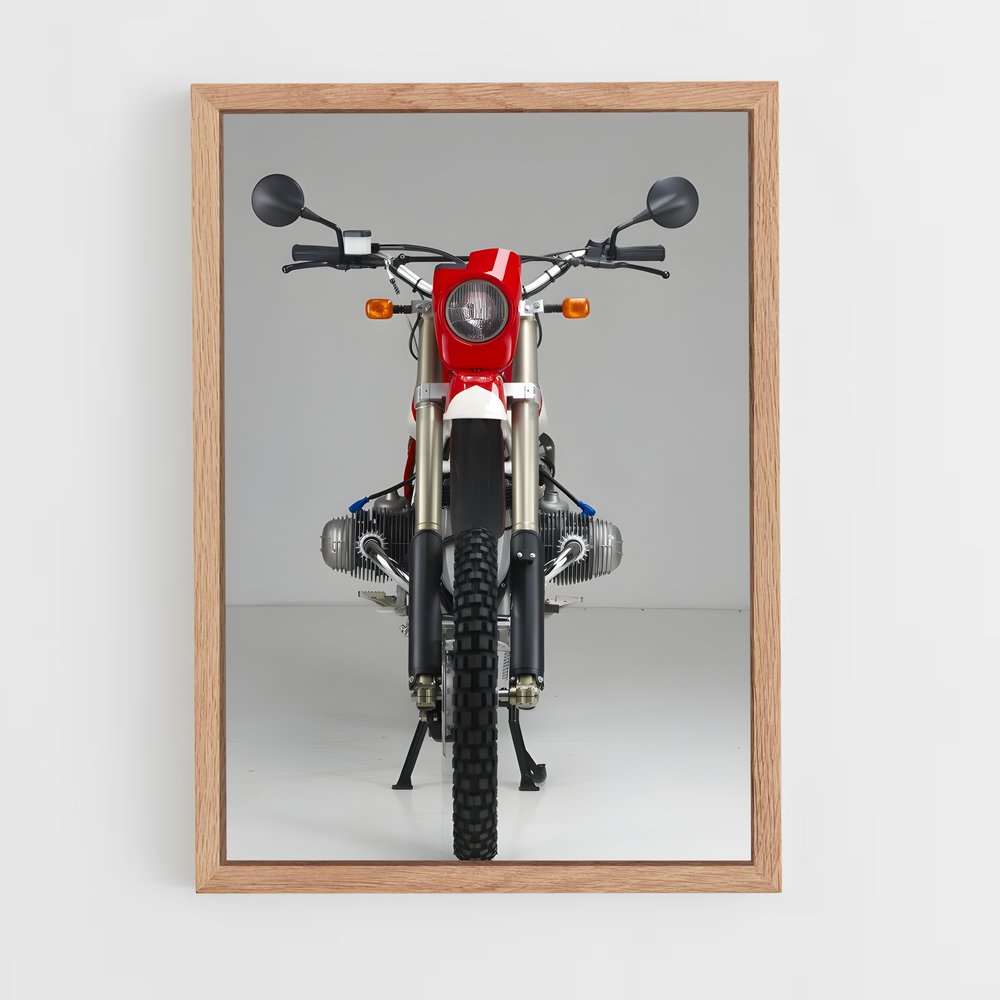 Poster Ride Rouge – affiche BMW Motorrad (vue 4)